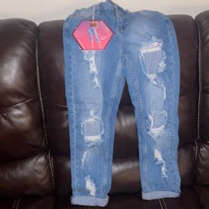 Vibe & Rant NWT Distressed Jeans Sz 1 25 waist